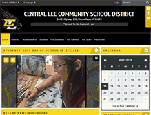 Tablet Screenshot of centrallee.org